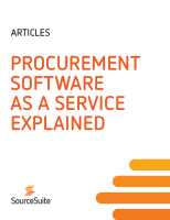 Sourcesuite e-procurement software-as-a-service
