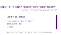 Bosque county education coop