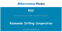 Raimonde drilling corporation