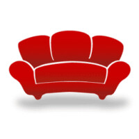 Red couch interactive