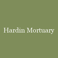 Hardin mortuary services