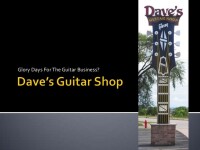 Daves guitar shop
