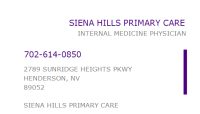 Siena hills primary care
