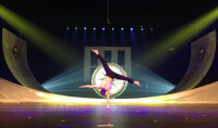 Acrobatics circus troupe
