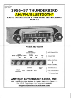 Antique automobile radio
