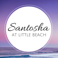 Santosha at little beach, tasmania