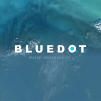 Blue dot water