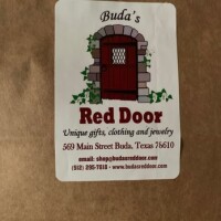 Buda's red door