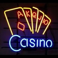 Casino lighting & sign