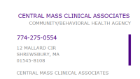 Central mass clinical associates