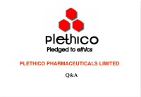Plethico Pharmaceuticals Ltd.