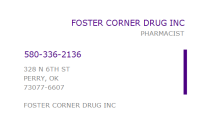 Foster corner drug inc