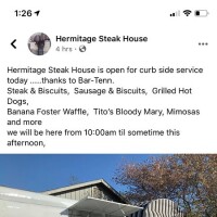 Hermitage steak house