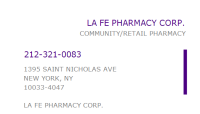 La fe pharmacy corp.