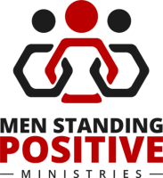 Men standing positive