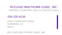McCloud Healthcare Clinic, Inc.