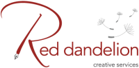 Red dandelion creative