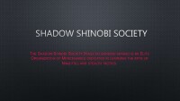 Shadow shinobi society