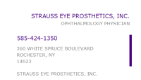 Strauss eye prosthetics inc