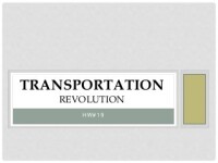 The transportation revolution