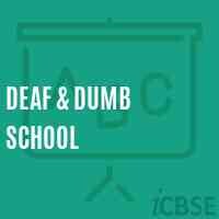 Deaf & dumb school - india