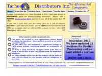 Tarheel Distributors Inc