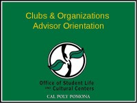 Office of Student Life & Cultural Centers at Cal Poly Pomona
