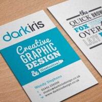 Dark iris graphic design & illustration