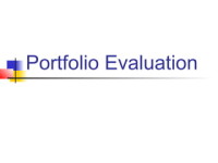 Portfolio evaluation ltd