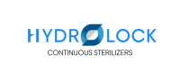 Hydrolock continuous sterilizers