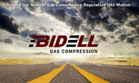 Bidell gas compression