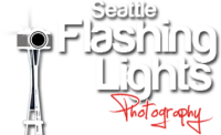 Seattle Flashing Lights Photography