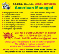 PAPPA Co., Ltd. Law Office Pattaya Lawyers