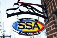San signs and awnings