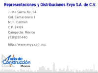 Representaciones y Distribuciones EVYA, S.A. de C.V.