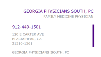 Georgia physicians south, pc