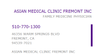 Asian medical clinic of fremont