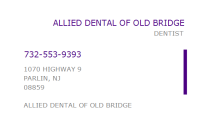 Allied dental of old bridge