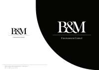 B&m business development