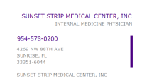 Sunset strip medical center